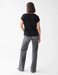 Glitter Top Zwart