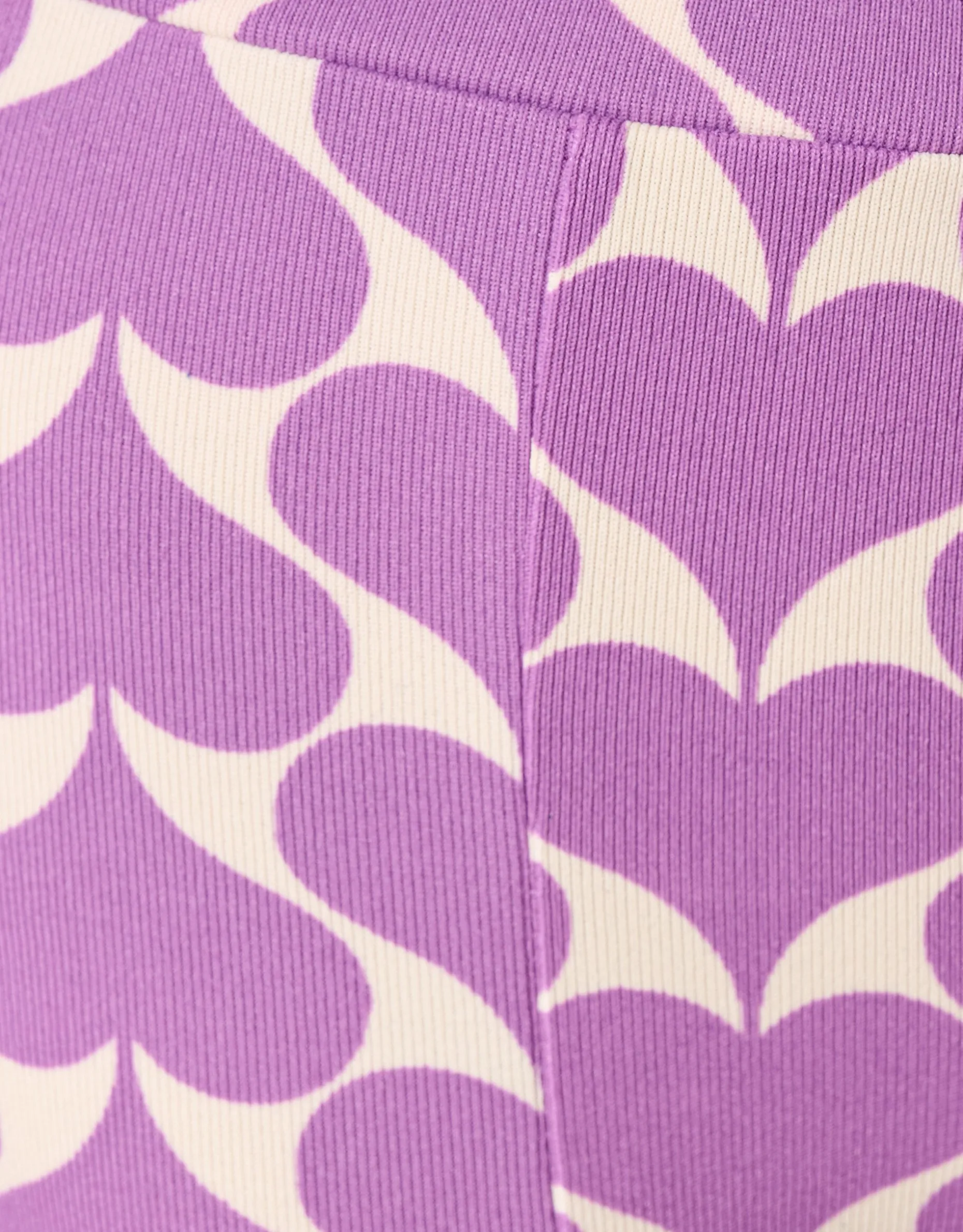 Graphic Heart Split Flair Paars