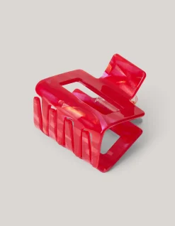 Haarclip Rood
