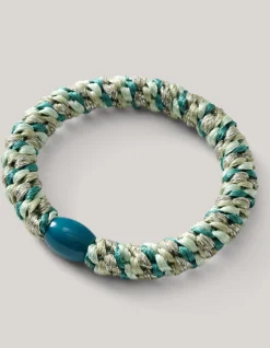 Haarelastiek Lurex Groen