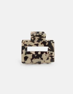 Haarklem Beige/Zwart