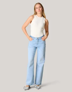 Halter Top Gebroken Wit