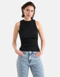 Halter Top Zwart