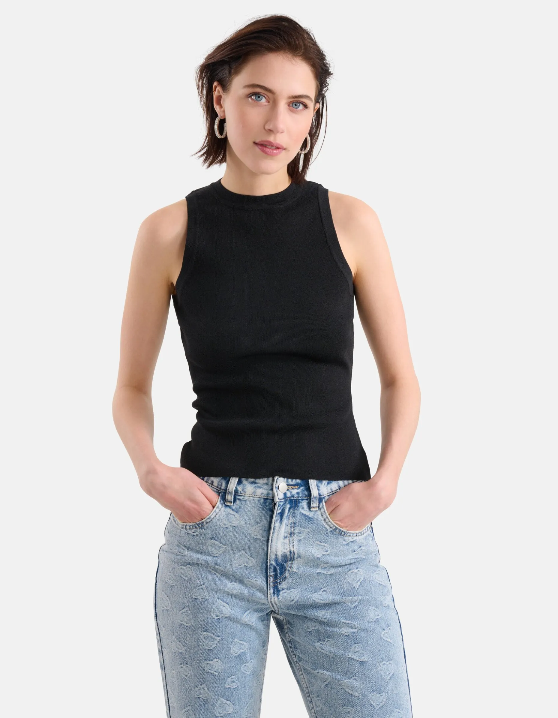 Halter Top Zwart