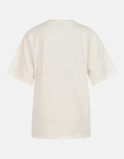 Heart Artwork T-shirt Gebroken Wit
