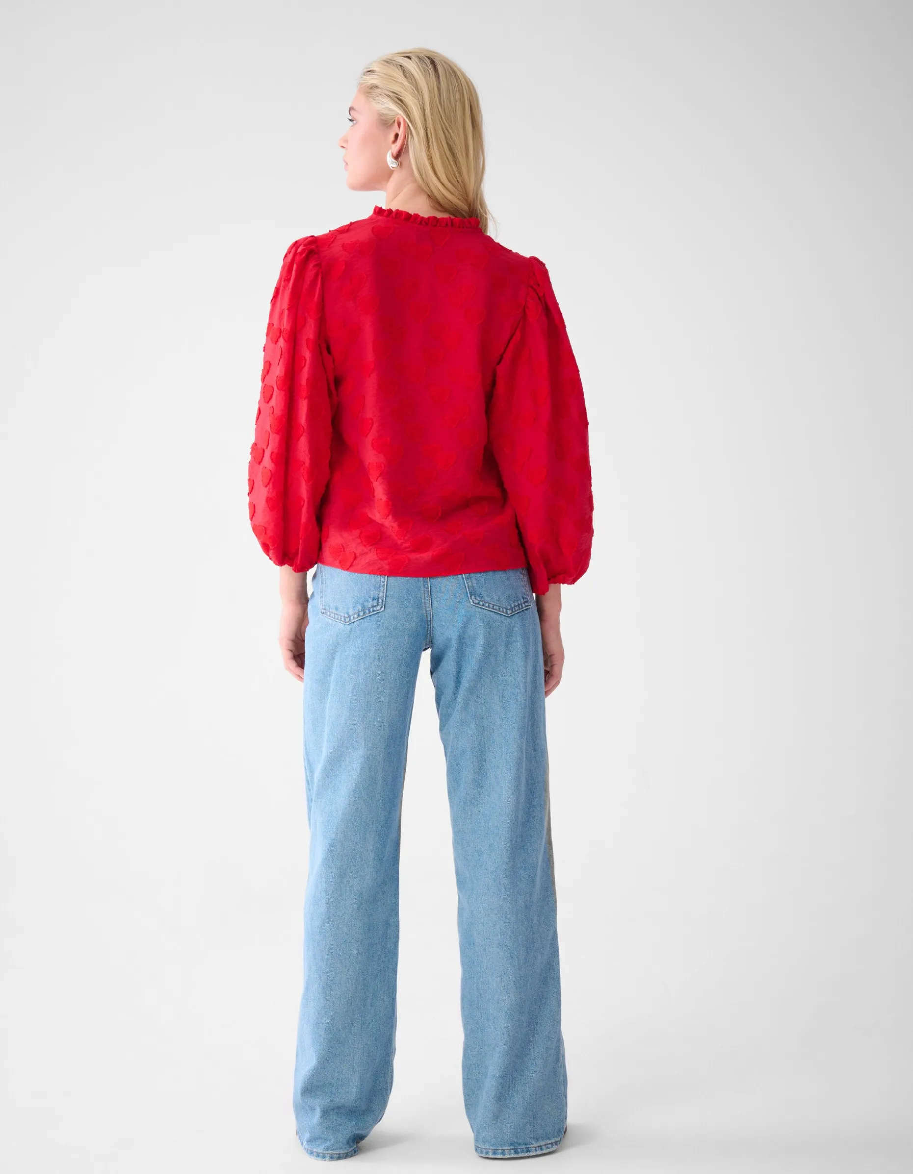 Heart Blouse Rood