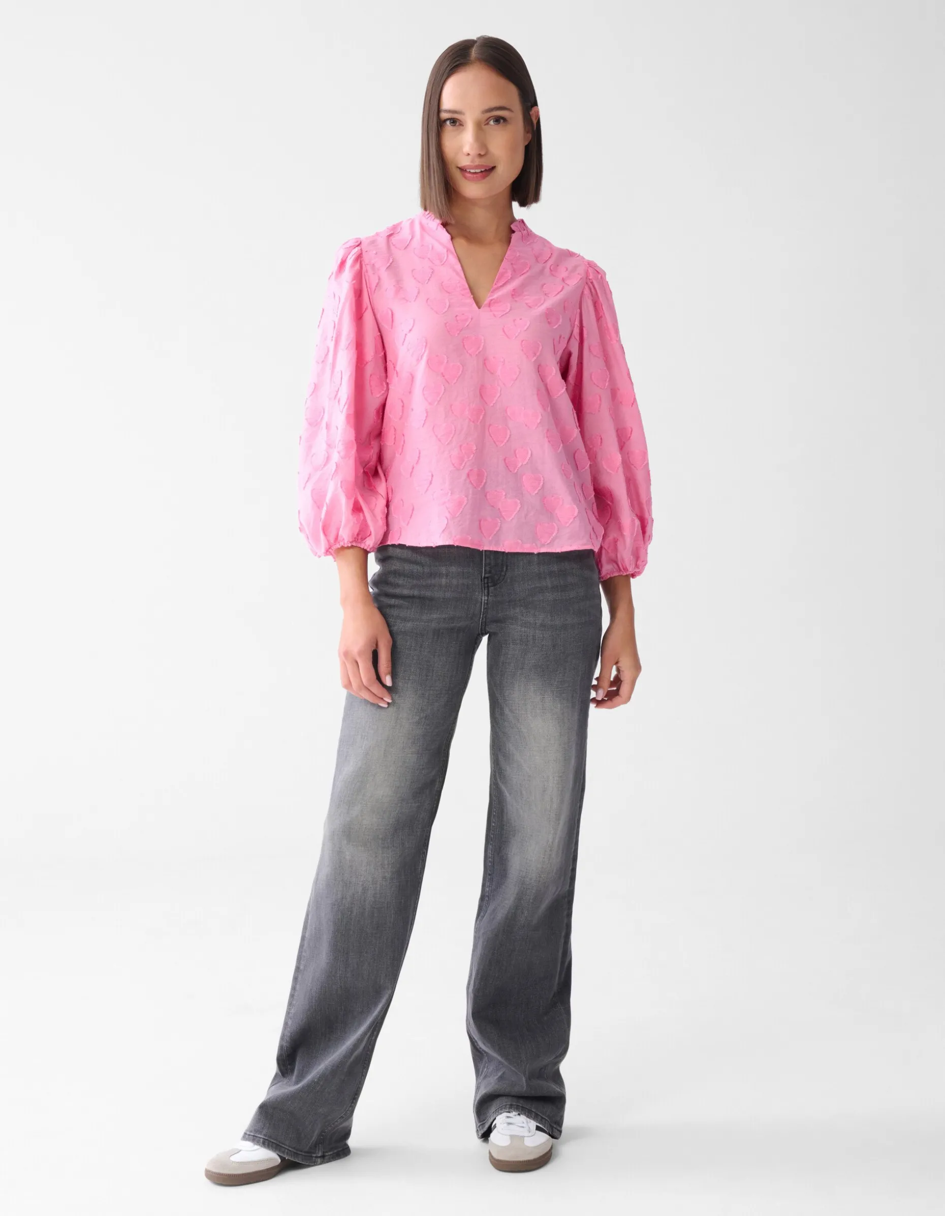 Heart Blouse Roze