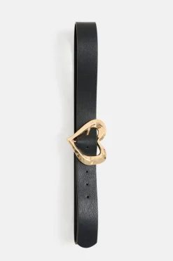 Heart Gesp Riem Zwart