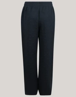 Heart Jacquard Broek Zwart