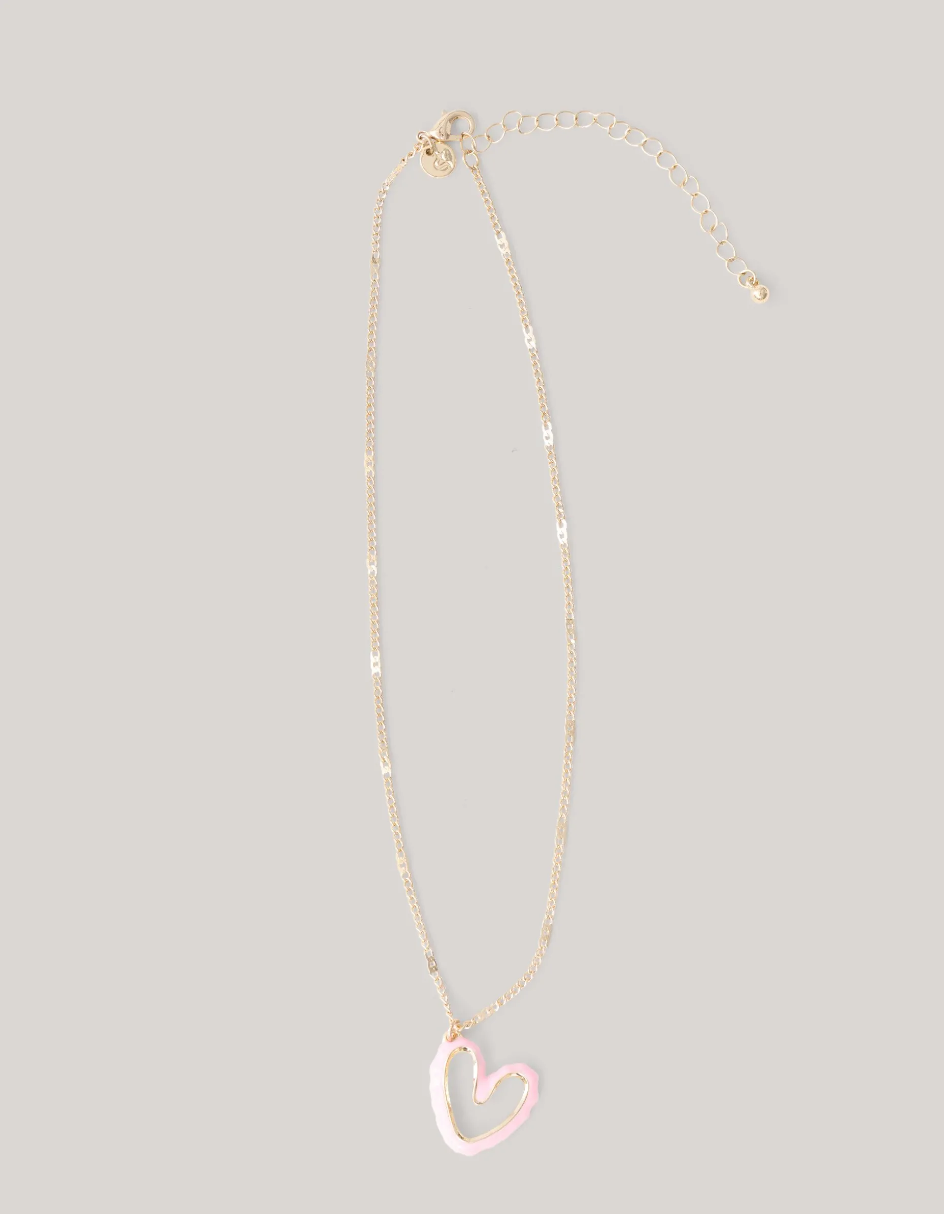 Heart Ketting Lichtroze