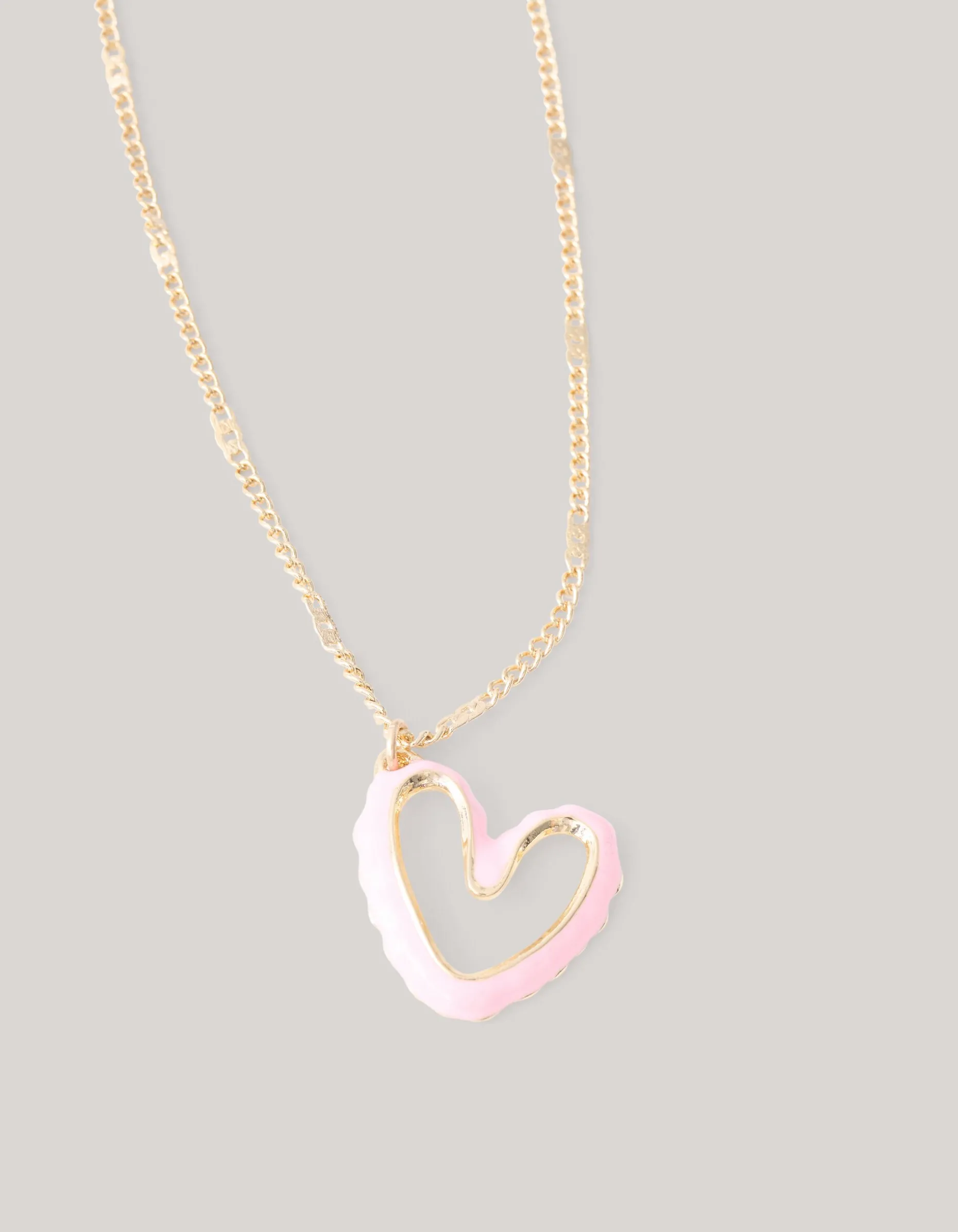 Heart Ketting Lichtroze