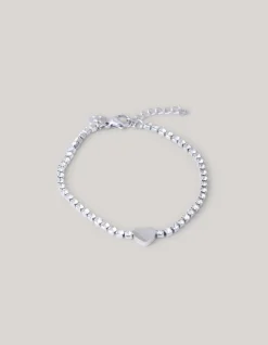 Heart Strass Armband Zilver