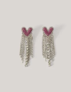 Heart Strass Oorbellen