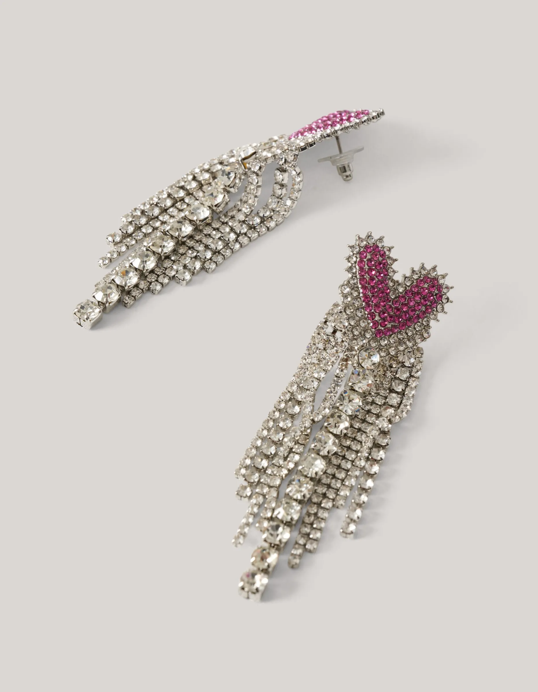 Heart Strass Oorbellen