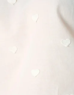 Heart Top Gebroken Wit