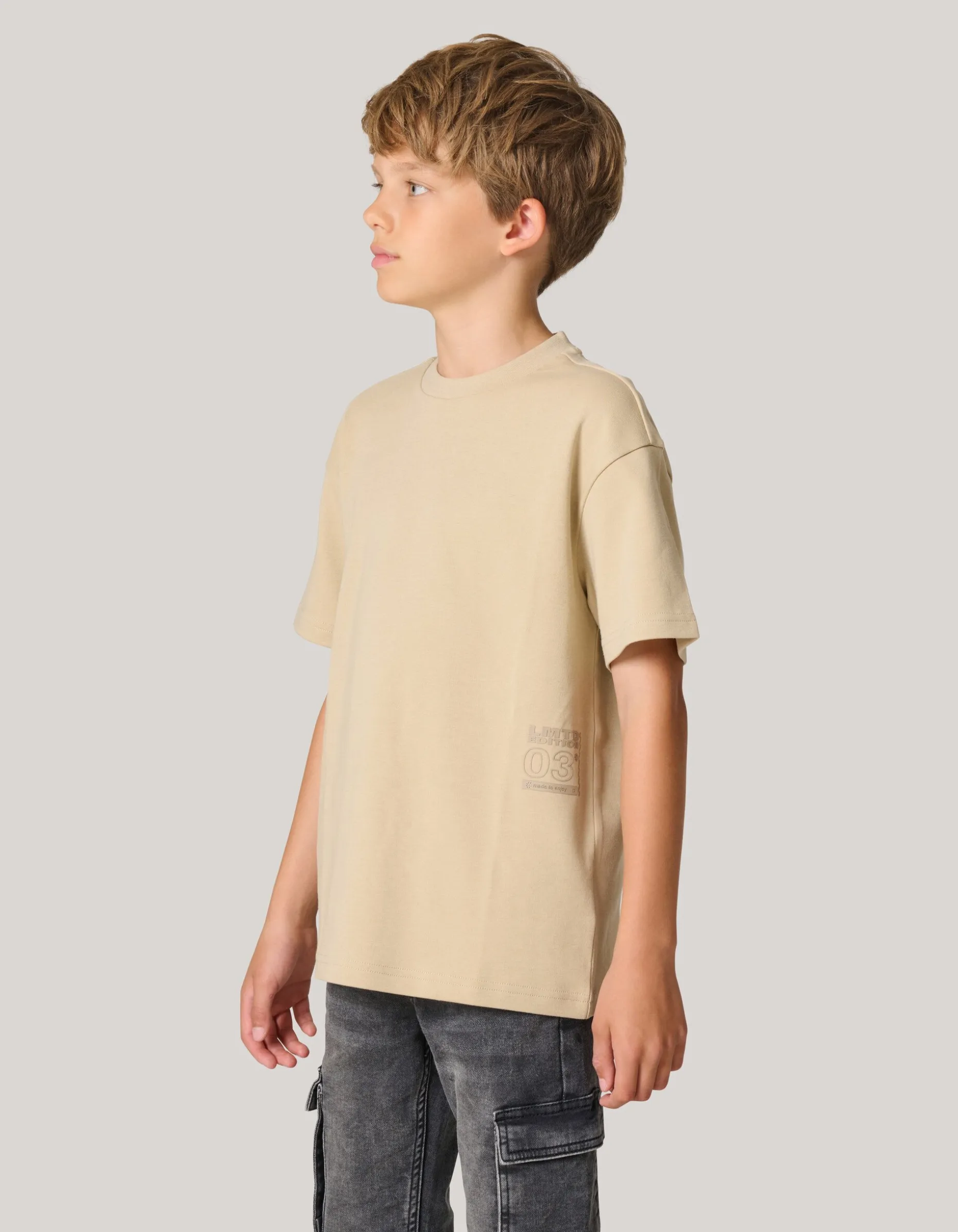 Heavy Basis T-shirt Beige