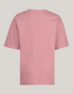 Heavy Basis T-shirt Donkerroze