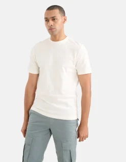 Honeycomb T-shirt Wit