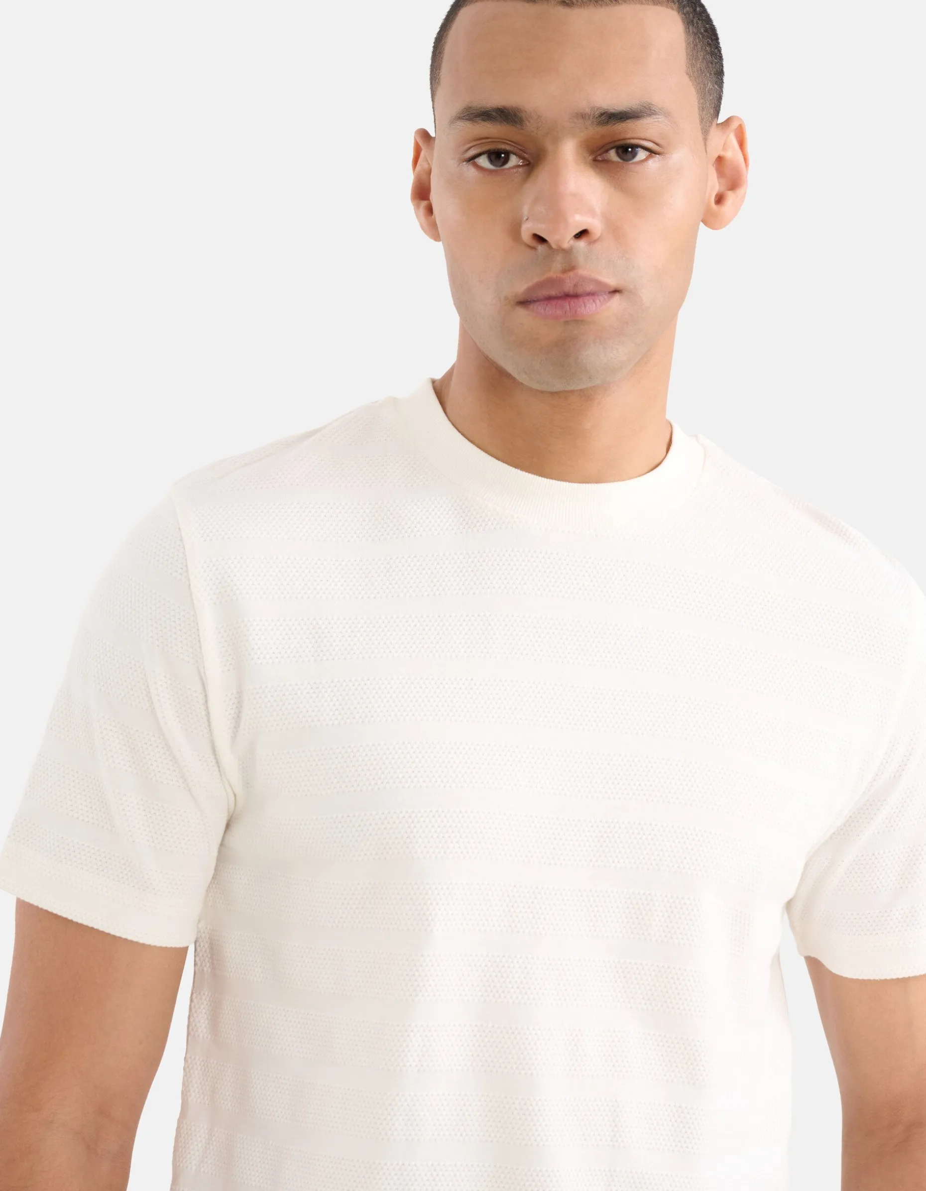 Honeycomb T-shirt Wit