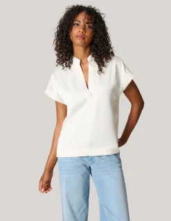 Inside Out Top Gebroken Wit