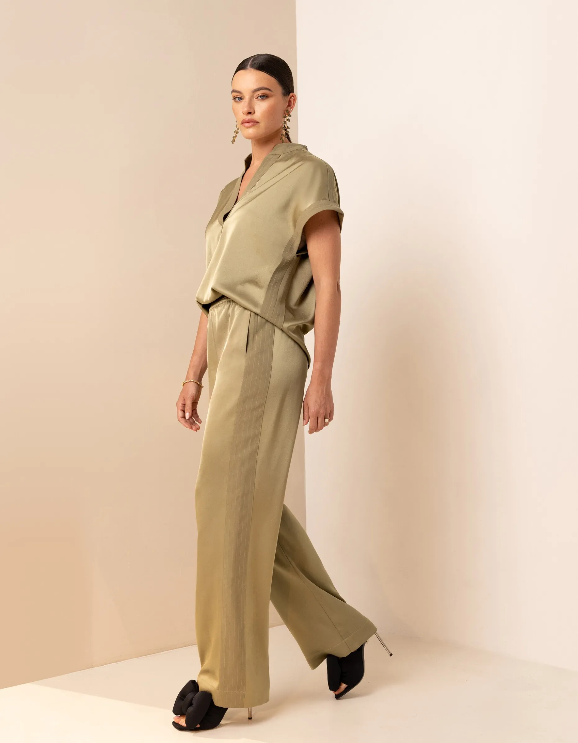 Inside Out Top Groen By Mieke