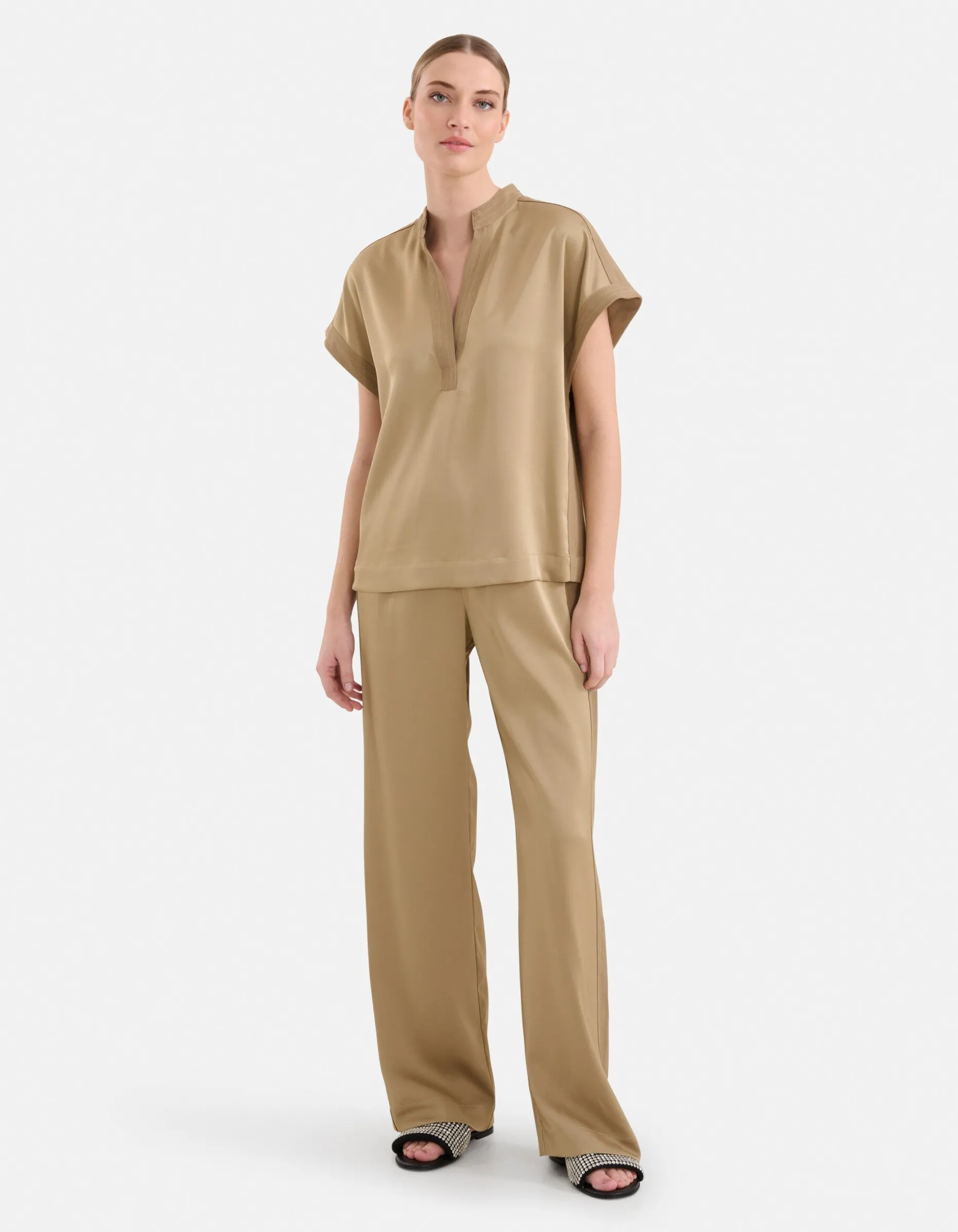 Inside Out Top Groen By Mieke