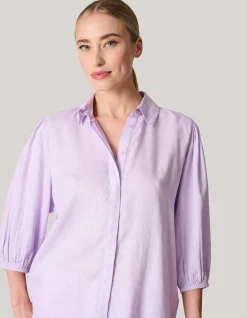 Jacquard Blouse Lichtpaars