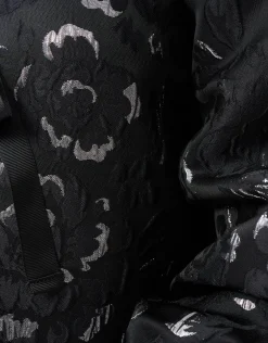 Jacquard Strik Top Zwart