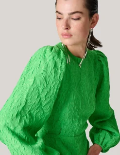 Jacquard Top Groen