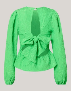 Jacquard Top Groen