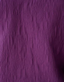 Jacquard Top Paars