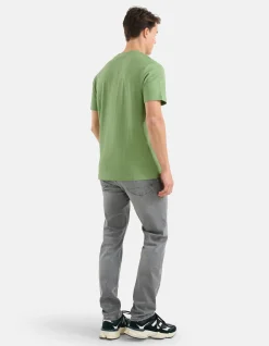 Jacquard T-shirt Groen