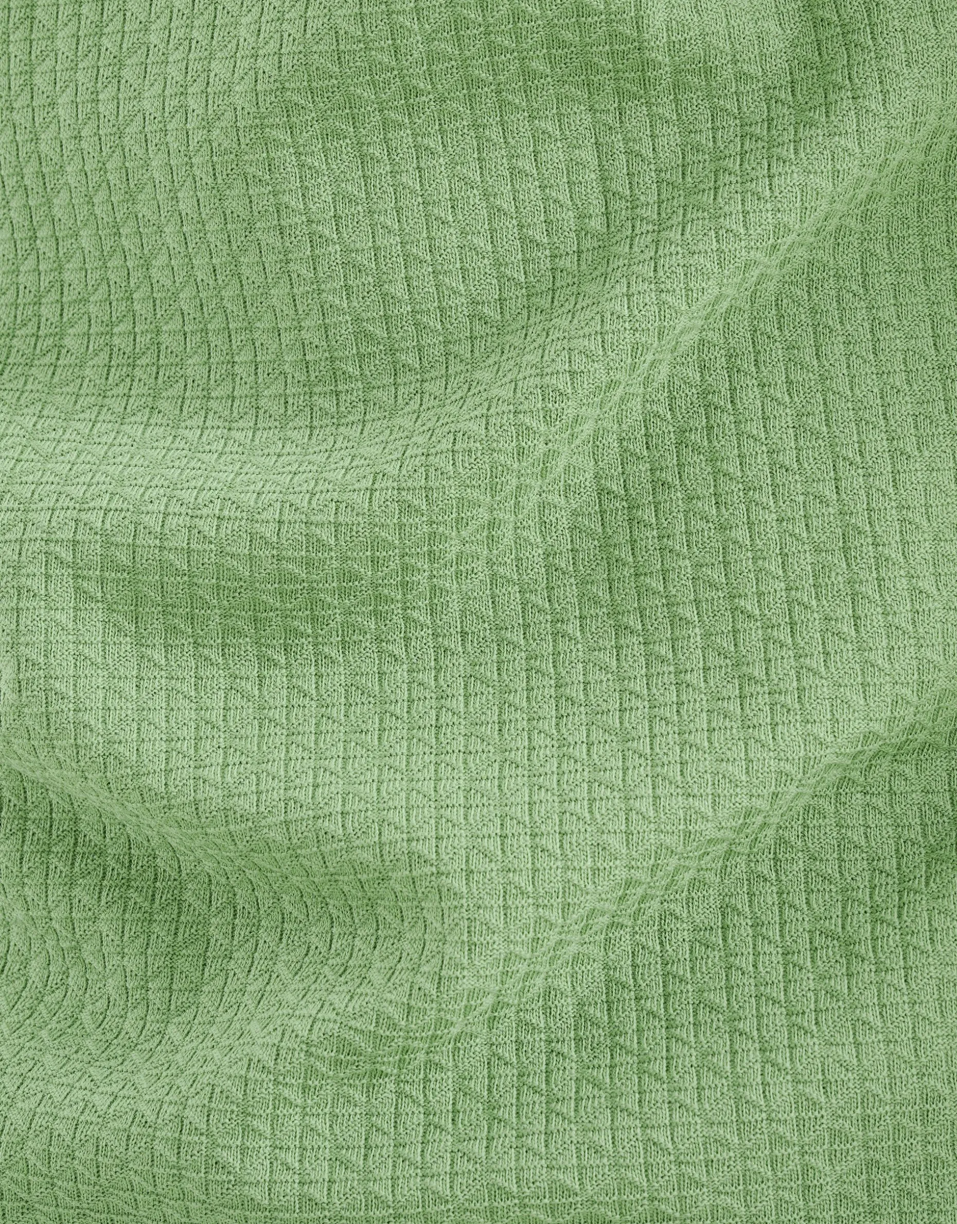 Jacquard T-shirt Groen