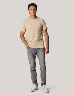 Jacquard T-Shirt Zand