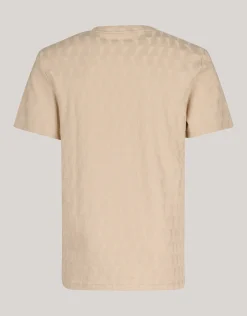 Jacquard T-Shirt Zand