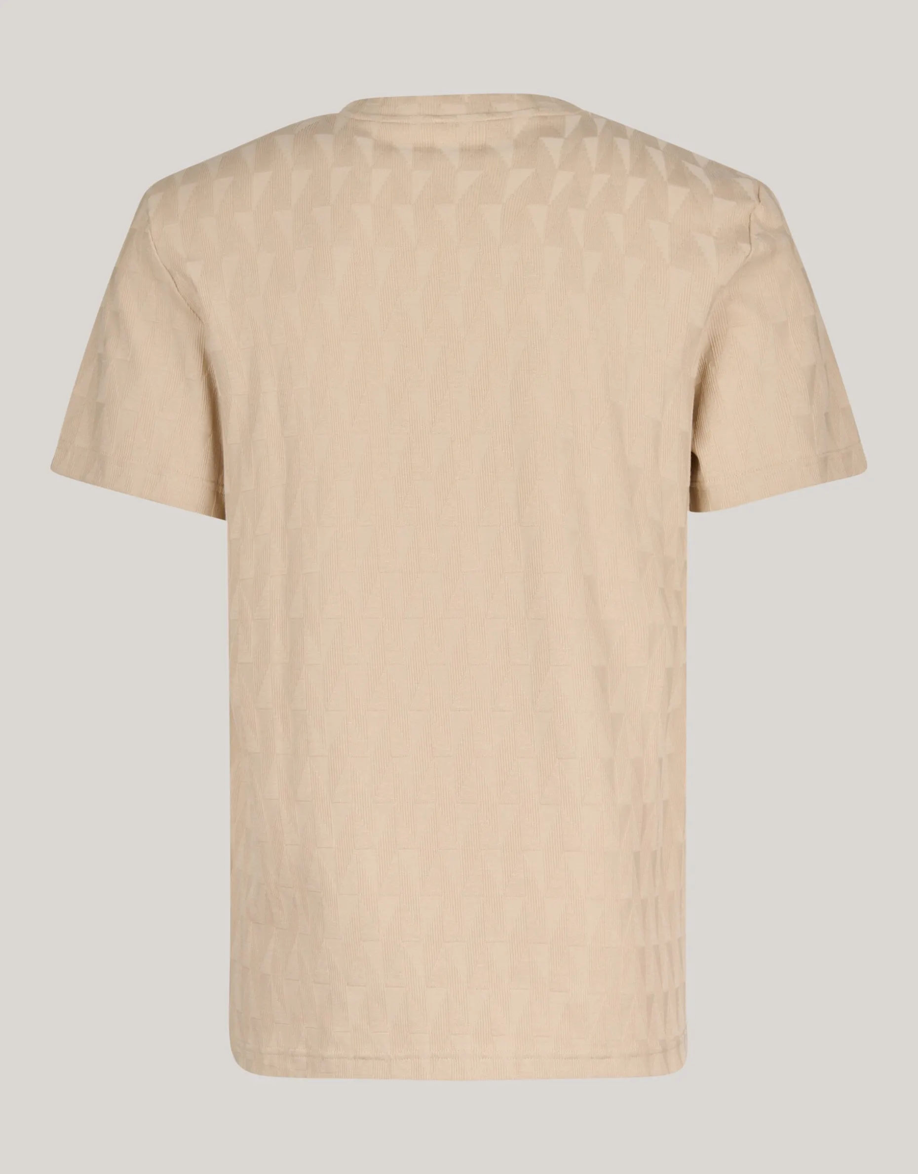 Jacquard T-Shirt Zand