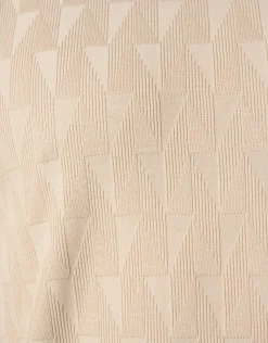 Jacquard T-Shirt Zand