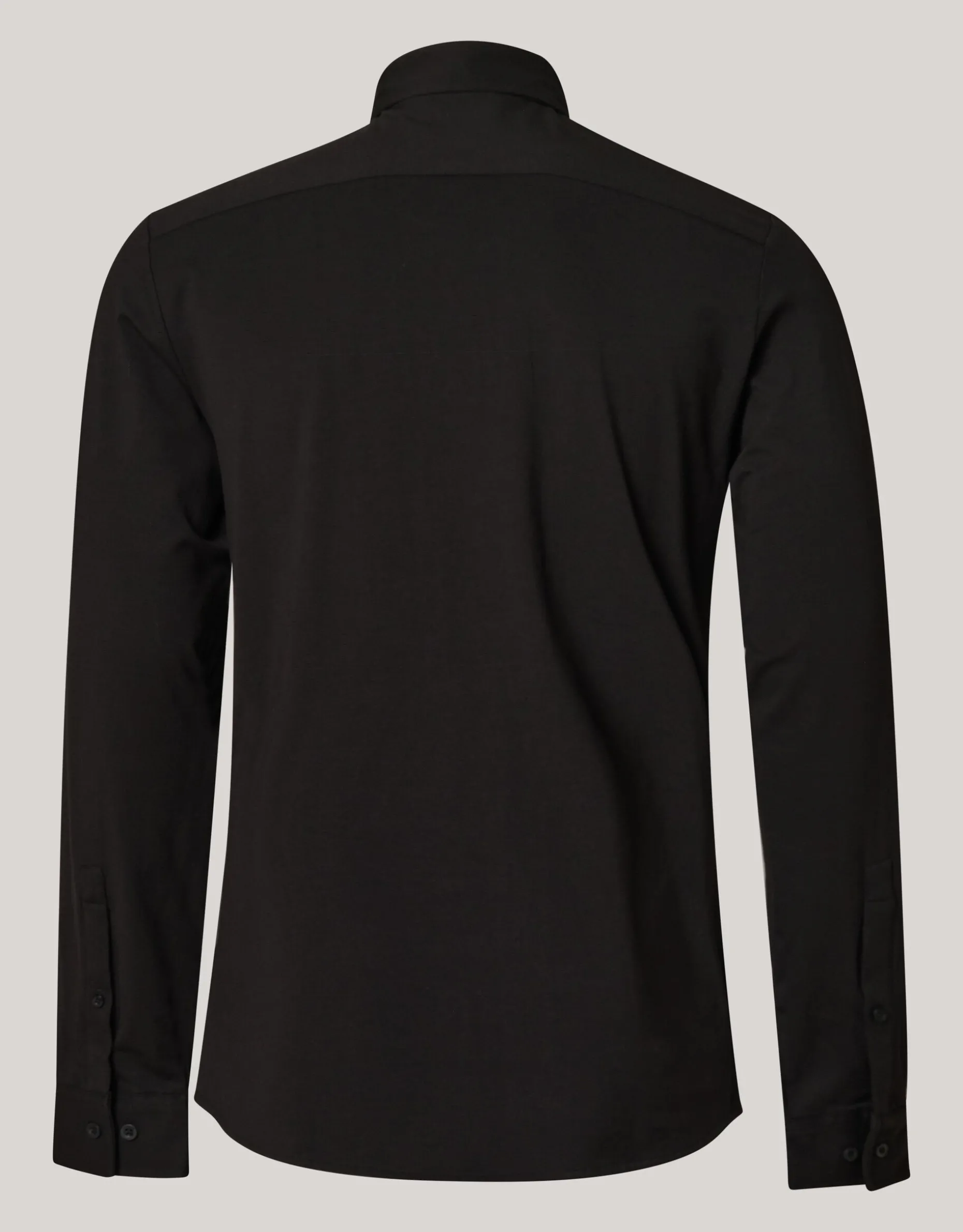 Jersey Overhemd Zwart