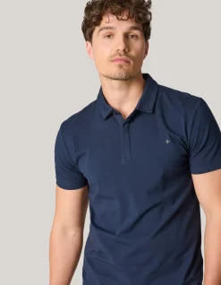Jersey Polo Donkerblauw