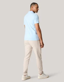 Jersey Polo Lichtblauw