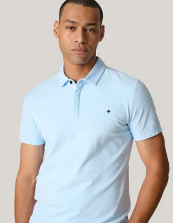 Jersey Polo Lichtblauw