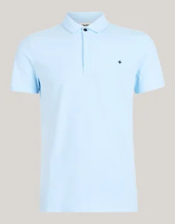 Jersey Polo Lichtblauw
