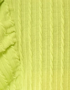 Kabel Ruffle Top Groen