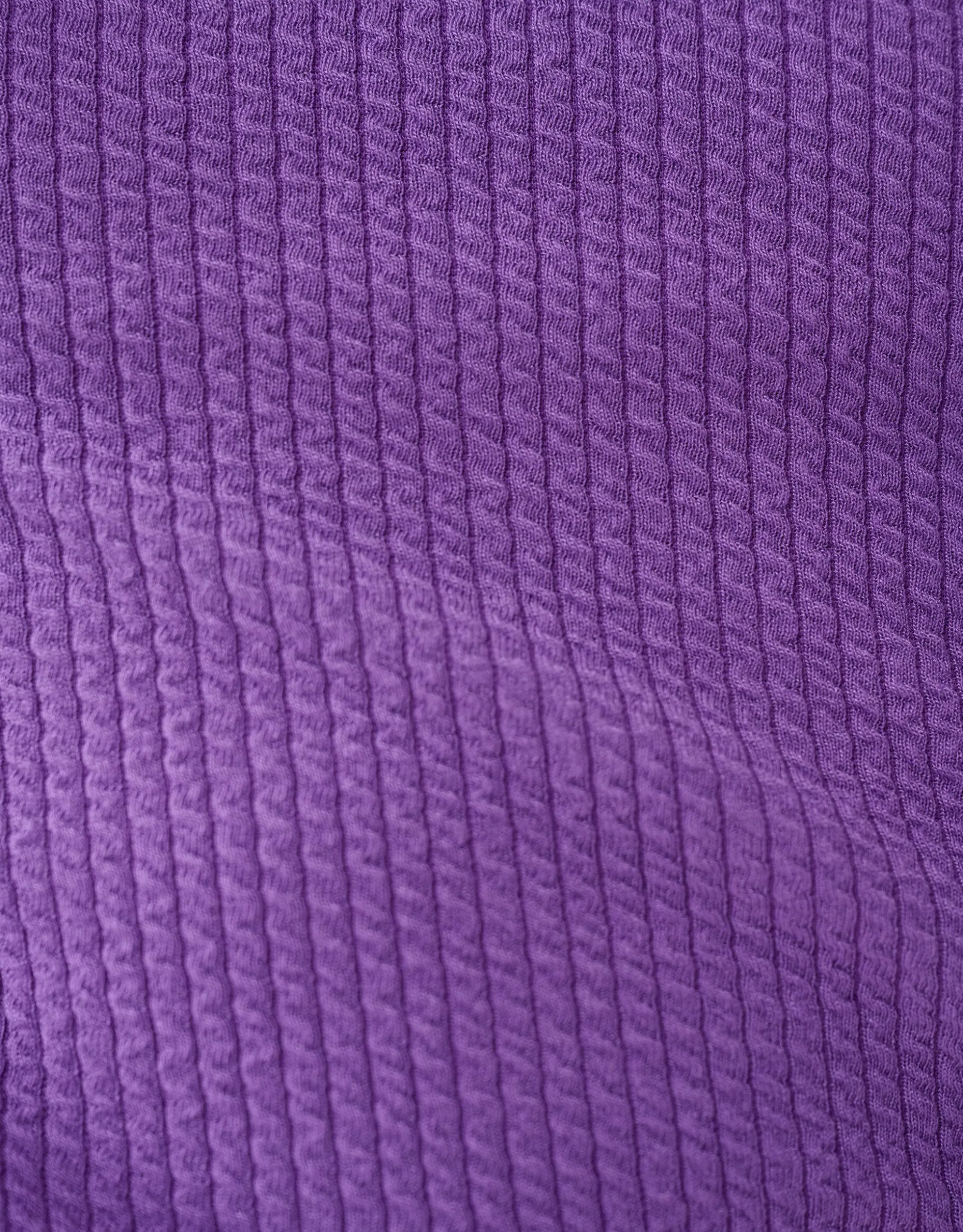 Kabel Ruffle Top Paars