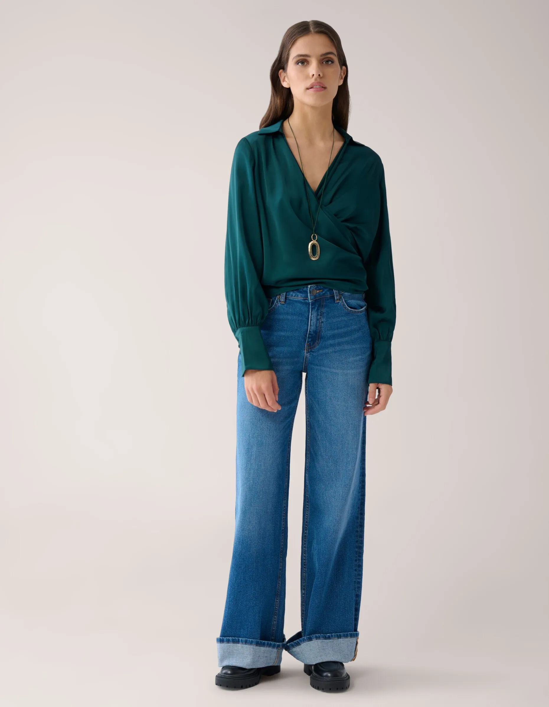 Knot Blouse Groen By Mieke