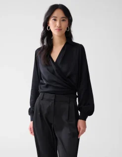 Knot Blouse Zwart