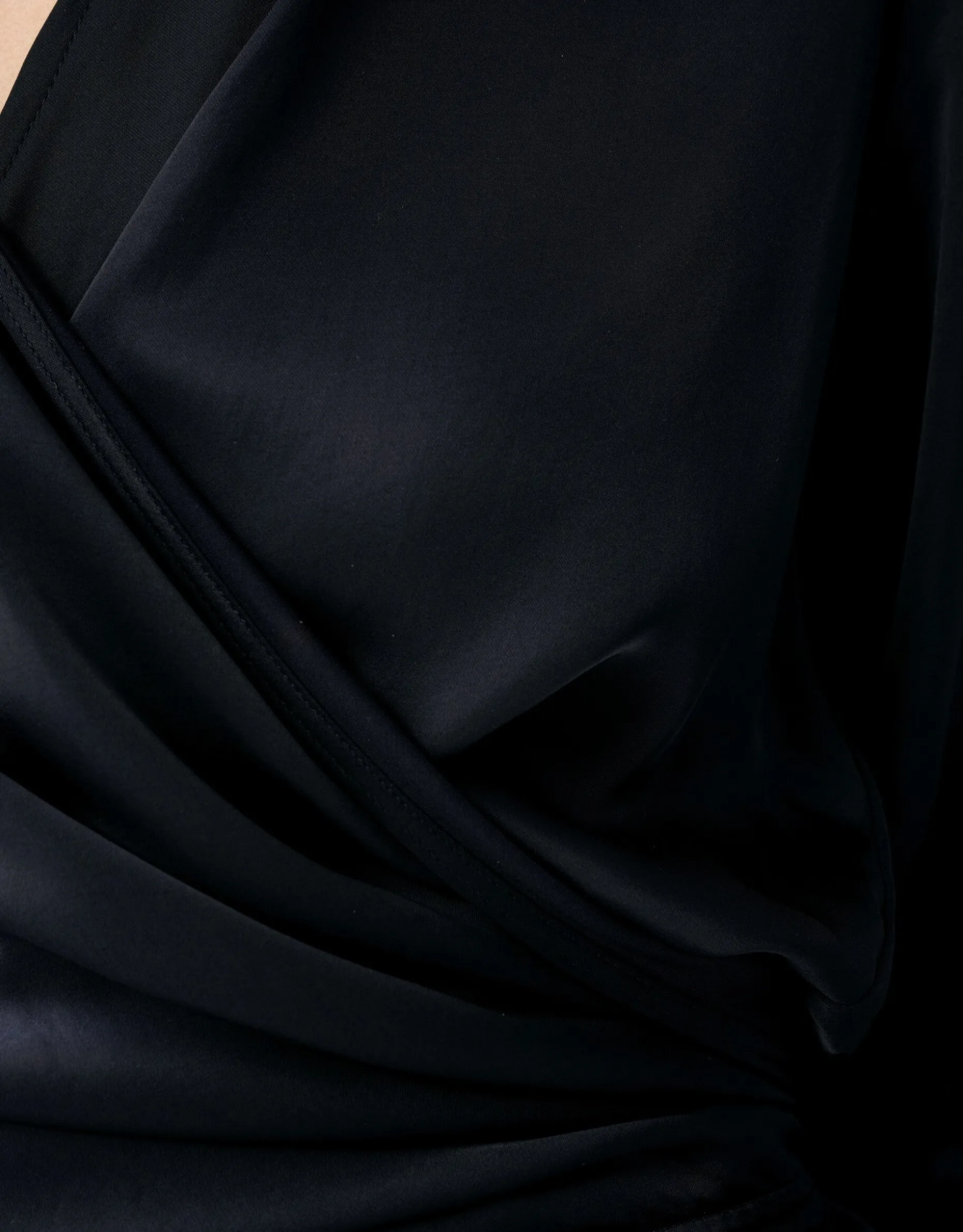 Knot Blouse Zwart