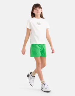Label T-Shirt Gebroken Wit