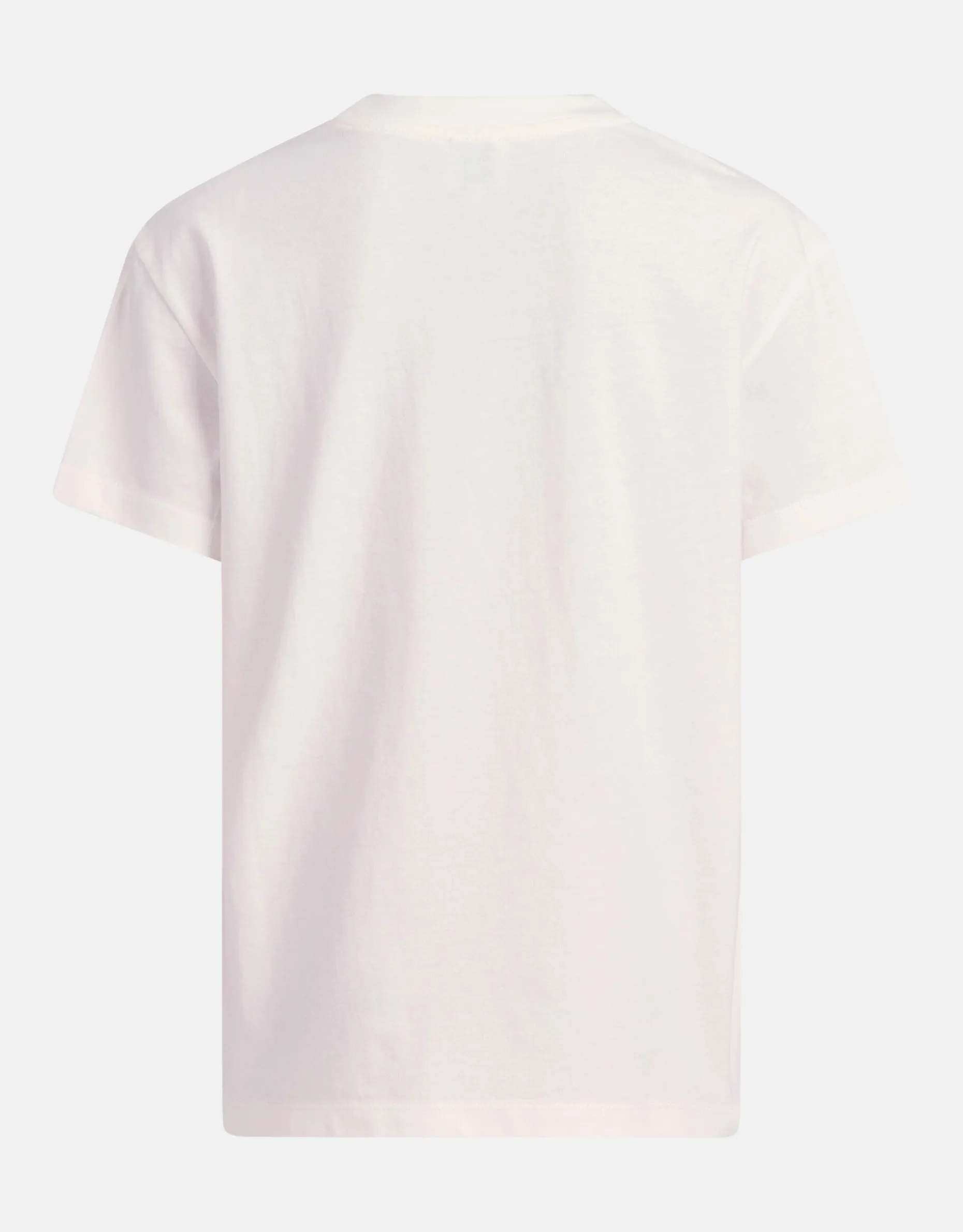 Label T-Shirt Gebroken Wit