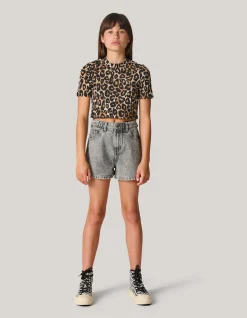 Leopard Crop Top
